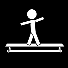 balance bench / walk the bench